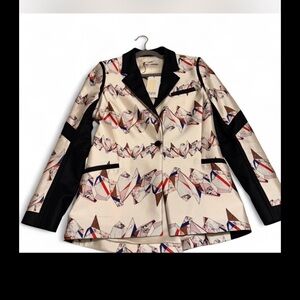 Prabal Gurung Multicolor Geometric Blazer